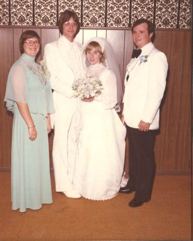 Family portrait at a wedding; Actual size=240 pixels wide