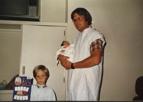 Gary,Keith Baby Brenda 1985
