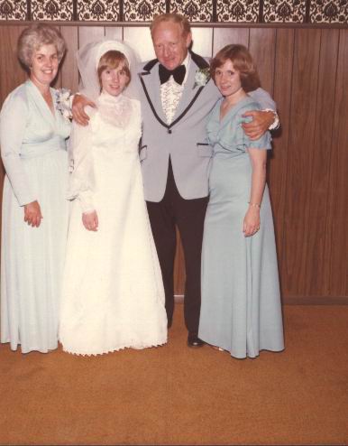 Family portrait at a wedding; Actual size=240 pixels wide