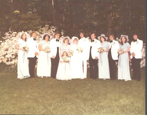 The wedding party.
